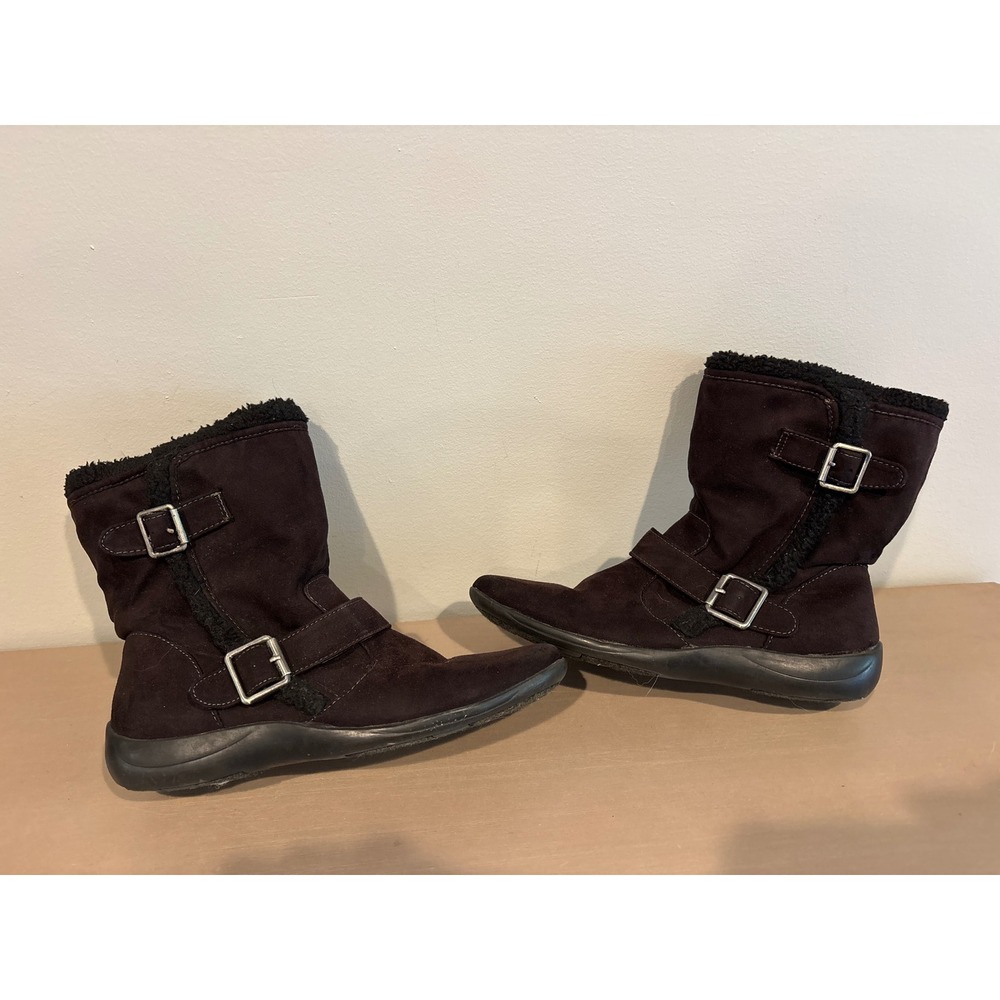 Naturalizer women's black suede boots 7.5